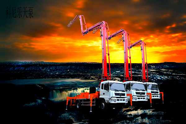 小型混凝土泵車，天泵，小型泵車